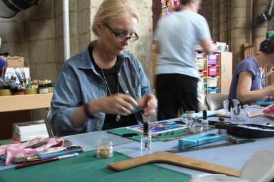 Glass Fusing Workshop  (c) Stained Glass Museum